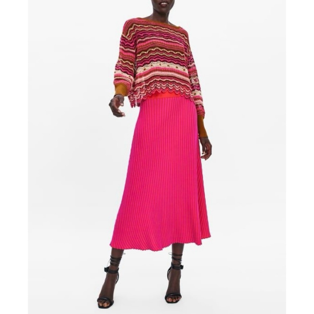 Zara crochet knit sweater - Picture 6 of 8